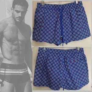 Postmarc Swim Trunks Large 32-38" waist 2" inseam Gently worn 90% polyester